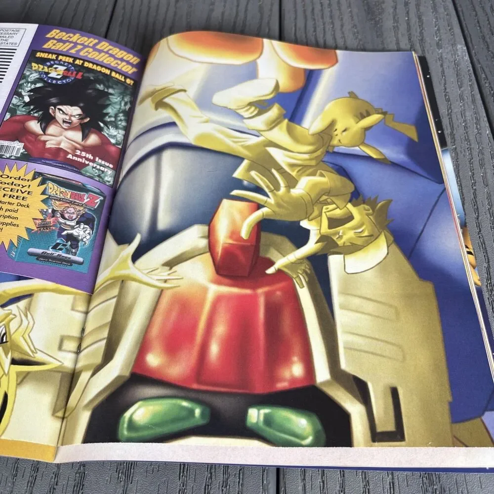 Yugioh Gundam BECKETT POKEMON & ANIME COLLECTOR MAGAZINE - 2/2003 #42 W/ POSTER